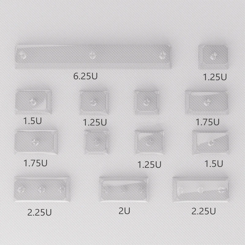 

1PCS Blank XDA Keycaps 1.5mm Thickness for Mechanical Keyboards Improve Your Typing Performances Transparent Keycap