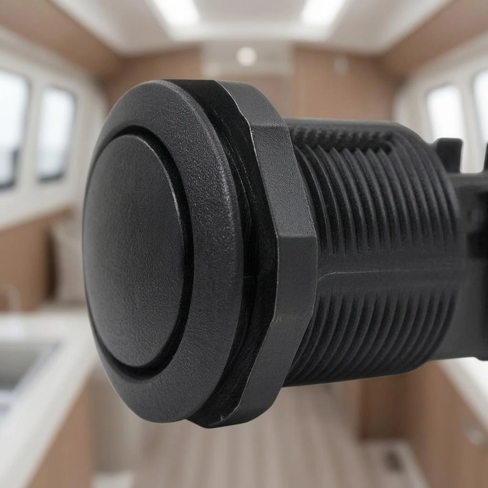 Hardware Fixations Incluses Single-point Panel-mount Push-button Lock Nylon Fiberglass Latch for Electrical Panels