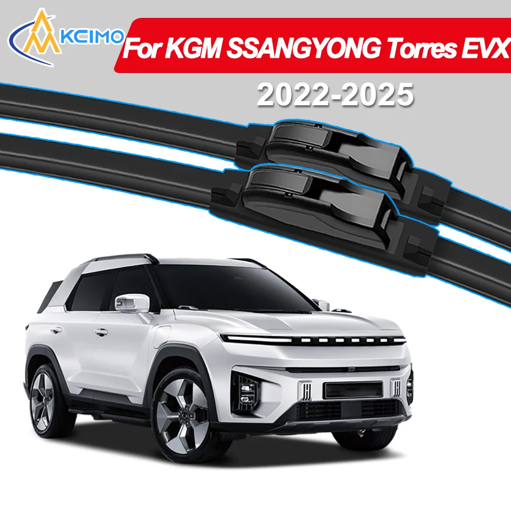

2Pcs Front Windshield Wiper Blades For KGM SSANGYONG Torres EVX 2022-2025 Durable Windscreen Window Car Accessories