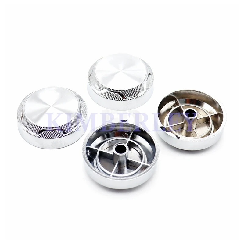 2PCS 40 X 12 Plastic Silver Knob Cap Potentiometer Knob Cap Power Amplifier Volume Knob Cap Electrical Equipment Cap