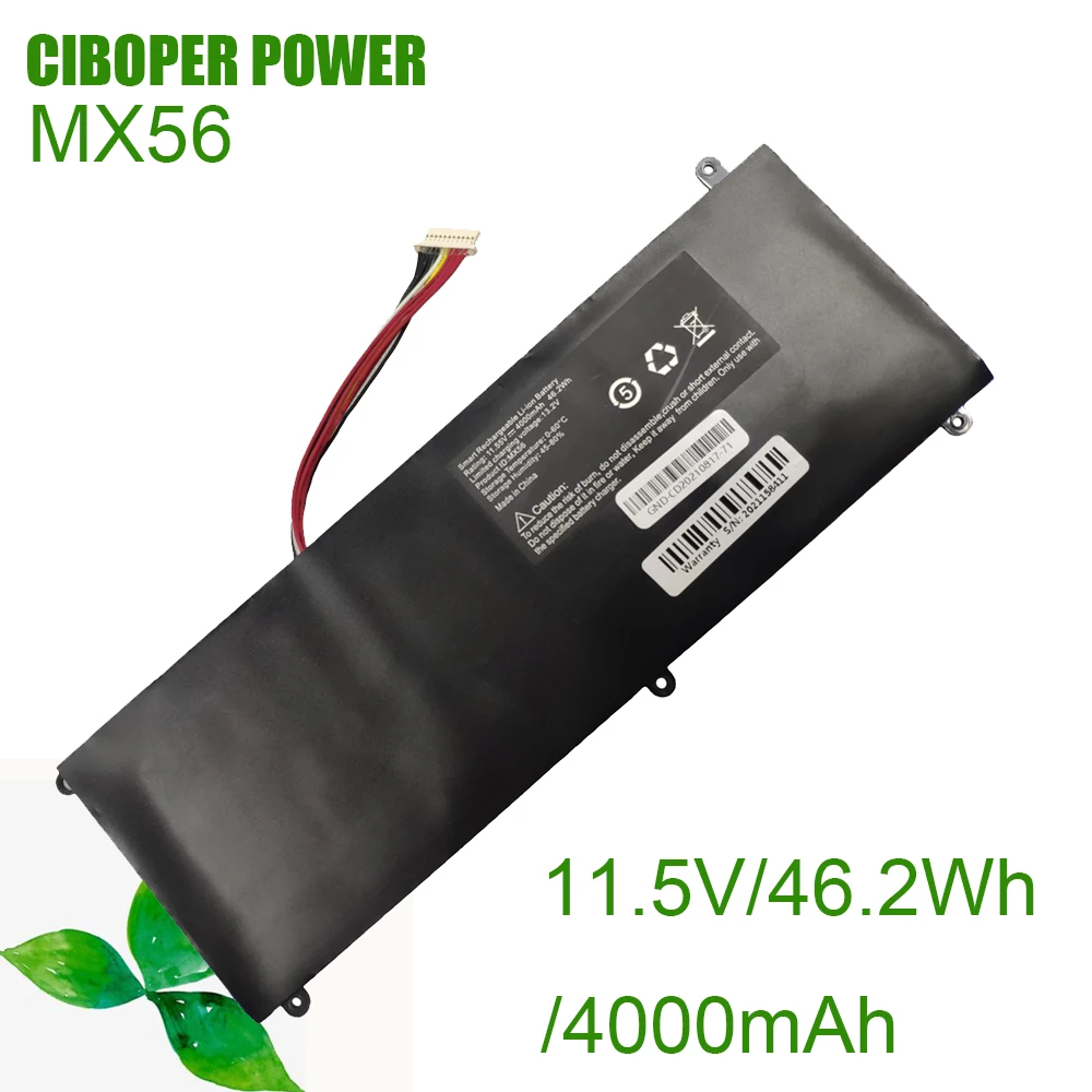 CP Laptop Battery MX56 11.5V/4000mAh/46.2Wh For MX56, M15X, iru-M15X,I7856 MLbook