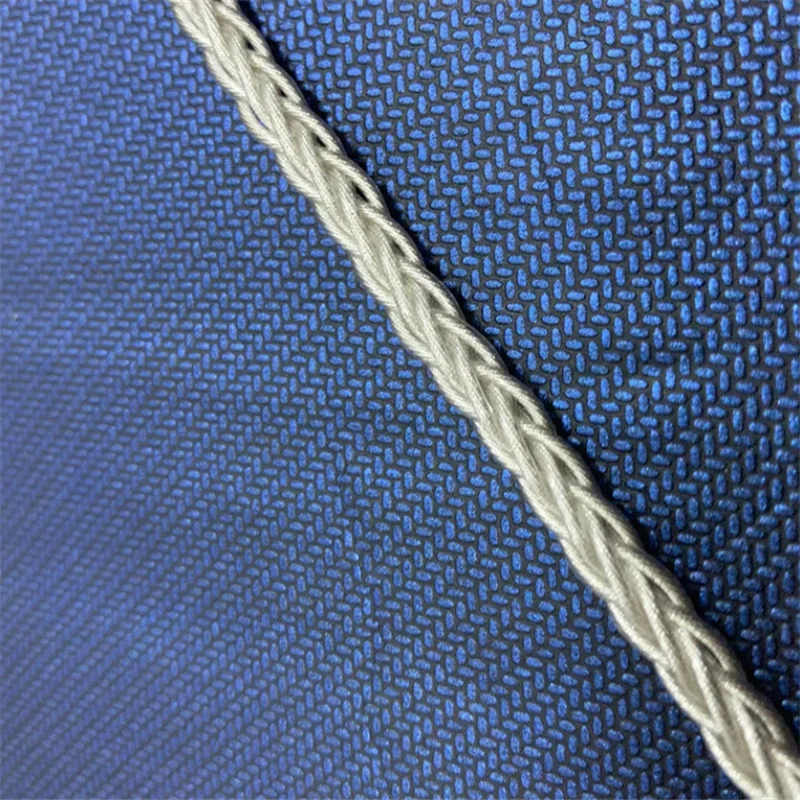 7N Đơn Tinh Thể Đồng Bạc Dây Đồng 8 Dây Bện 392 Core OD: 5.8MM