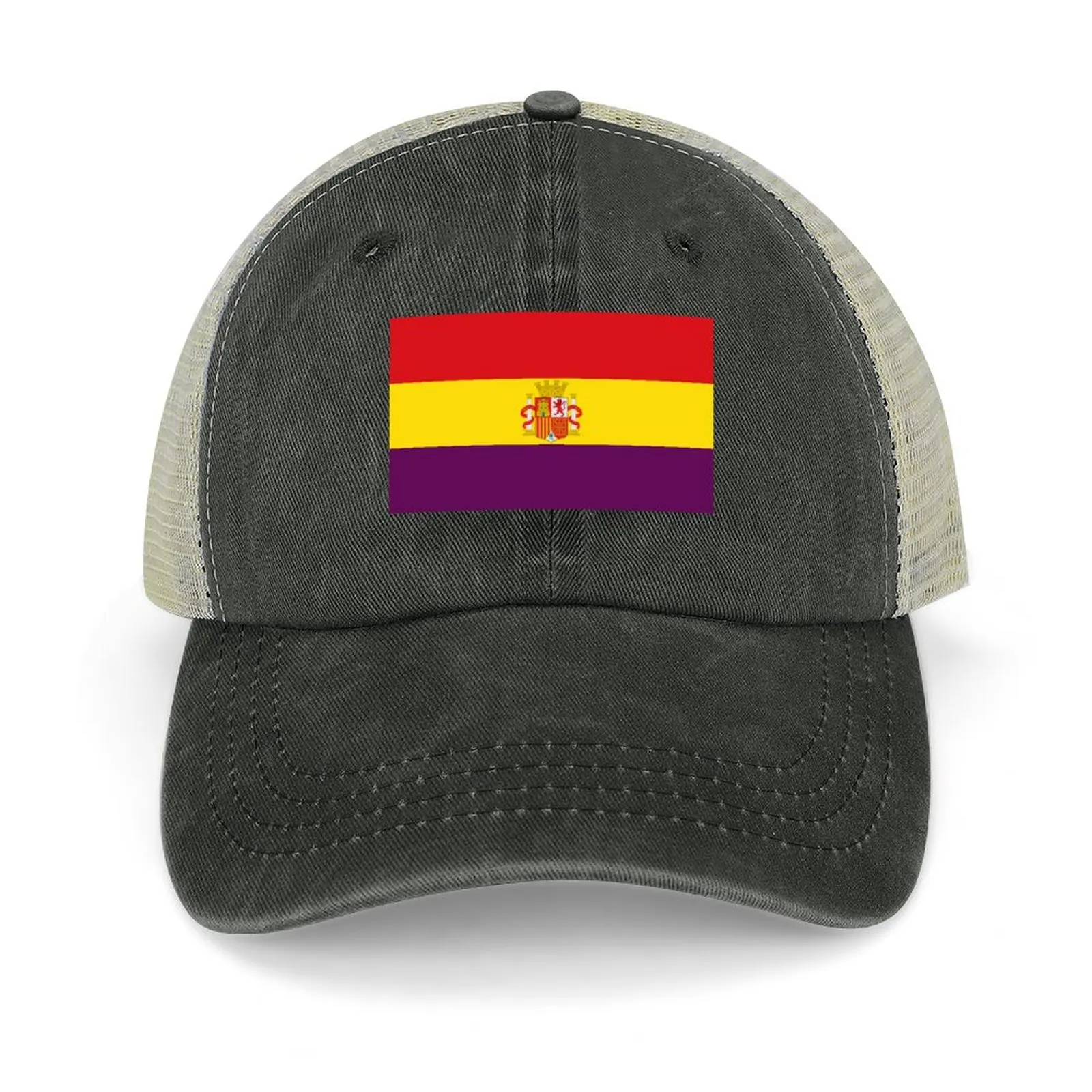 

Spanish Republican flag Baseball Cap Hood Hat Beach Unique hats Gentleman Hat Women's Hats Men's