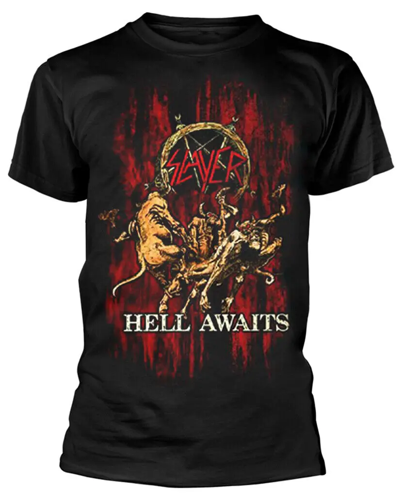 Slayer Hell Awaits T Shirt New Official