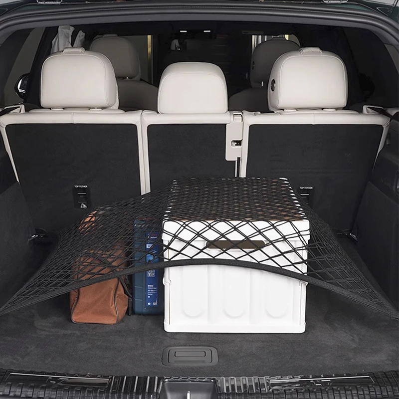 For Leading Ideal LiXiang L7 L8 L9 2022 2023Car Trunk Luggage Storage Net Bag Accessories