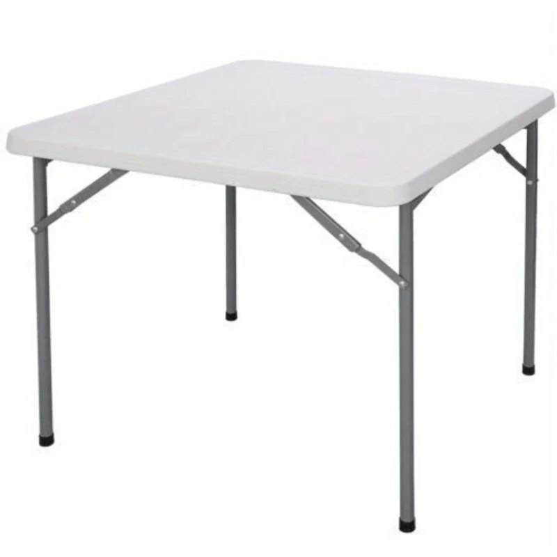 Plastic 3/4/6/8\' Folding Table Portable Dining Picnic Party Table w/Handle White