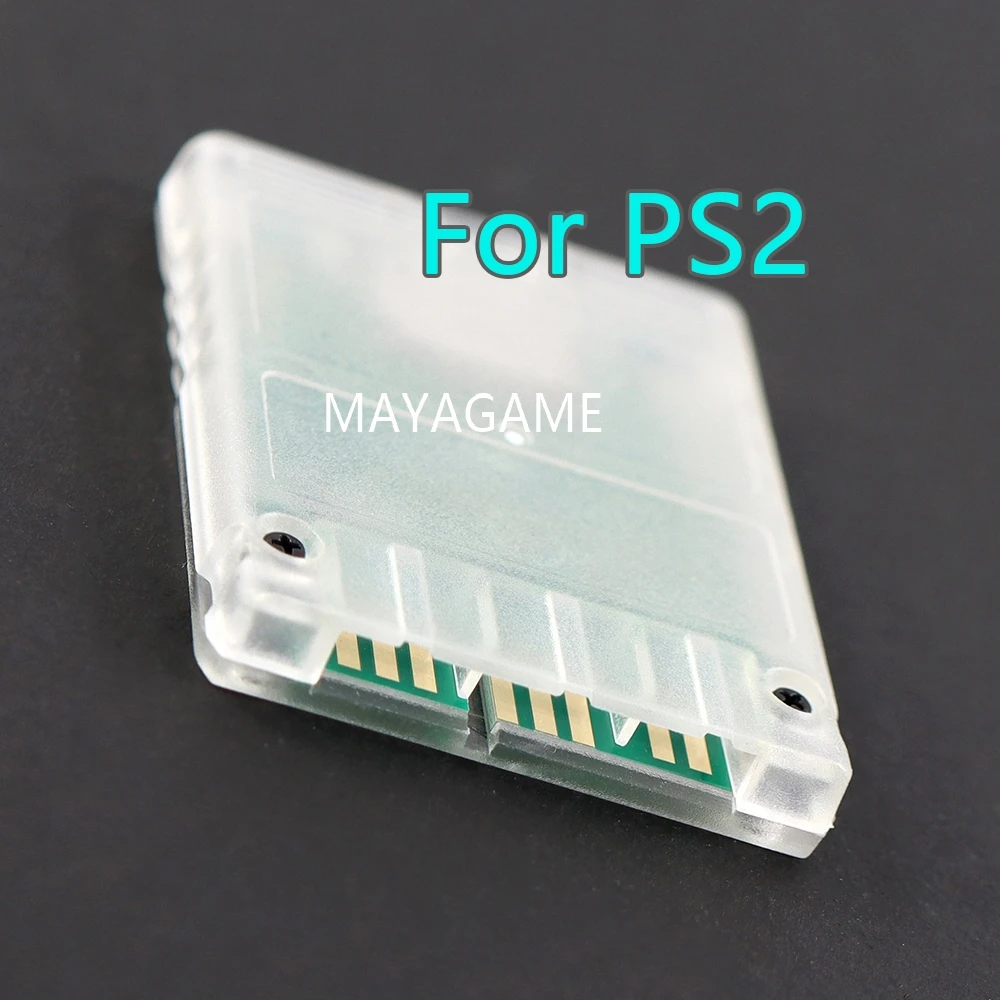 8pcs For PS2 Console MX4SIO SIO2SD Memory Card Program Game Transparent Housing TF/SD Card Adapter