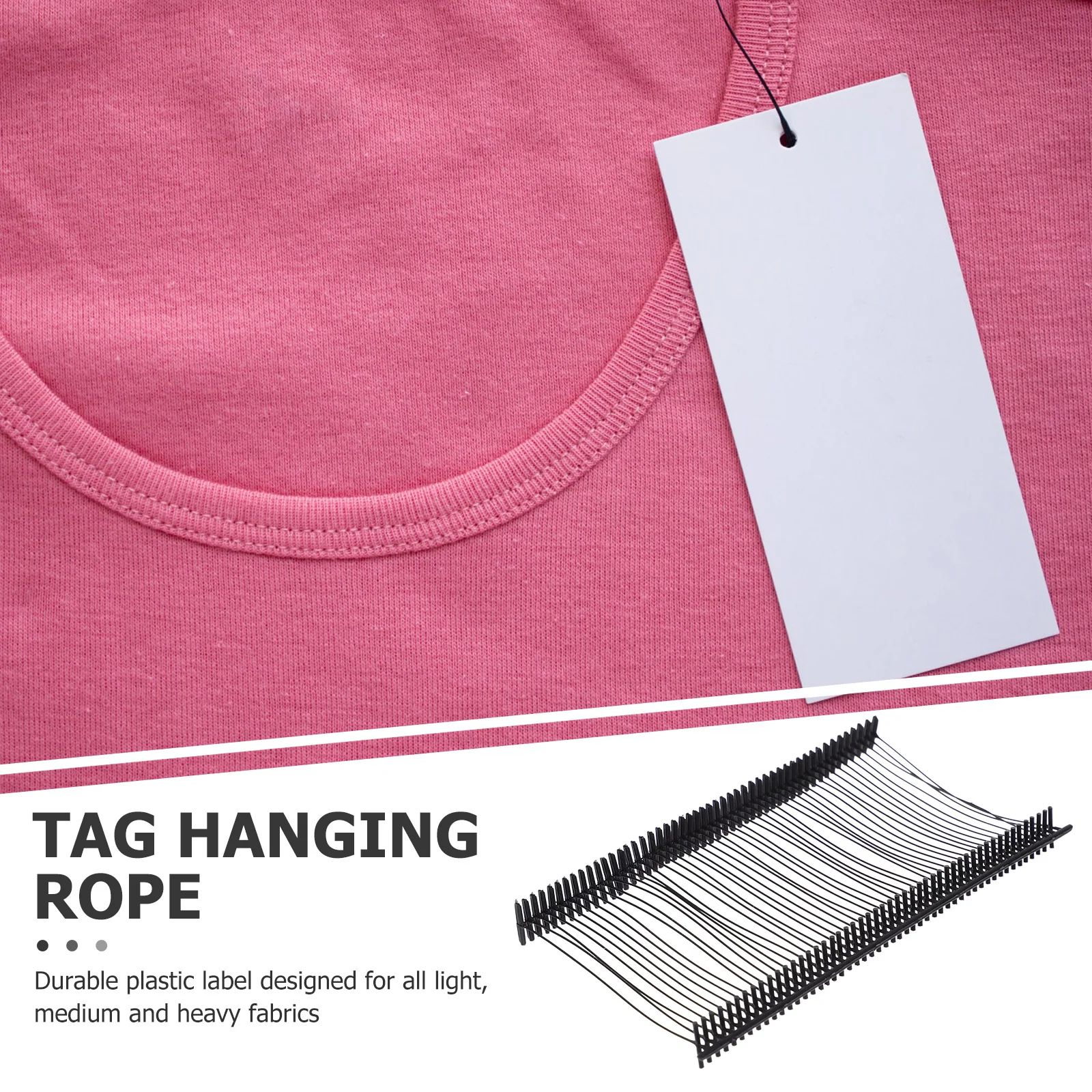 5000 قطعة علامة تعليق السحابة البلاستيك التسمية حبل معلق لعلامات أسعار الملابس دائم Pp المواد التعبئة والتغليف أداة العلامة مطلق النار