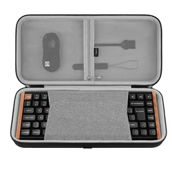 Geekria Keyboard Case with Wrist Rest Support for 84 Key Keyboard, Compatible with AULA F75, Keychron K2, Logitech POP Keys