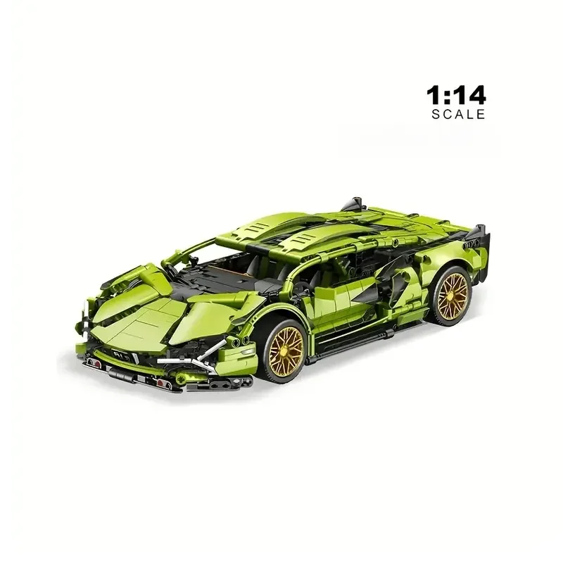 Racing Sport Car Building Blocks, Sport Vehicle Bricks Toys, Christmas Gift For Childrens