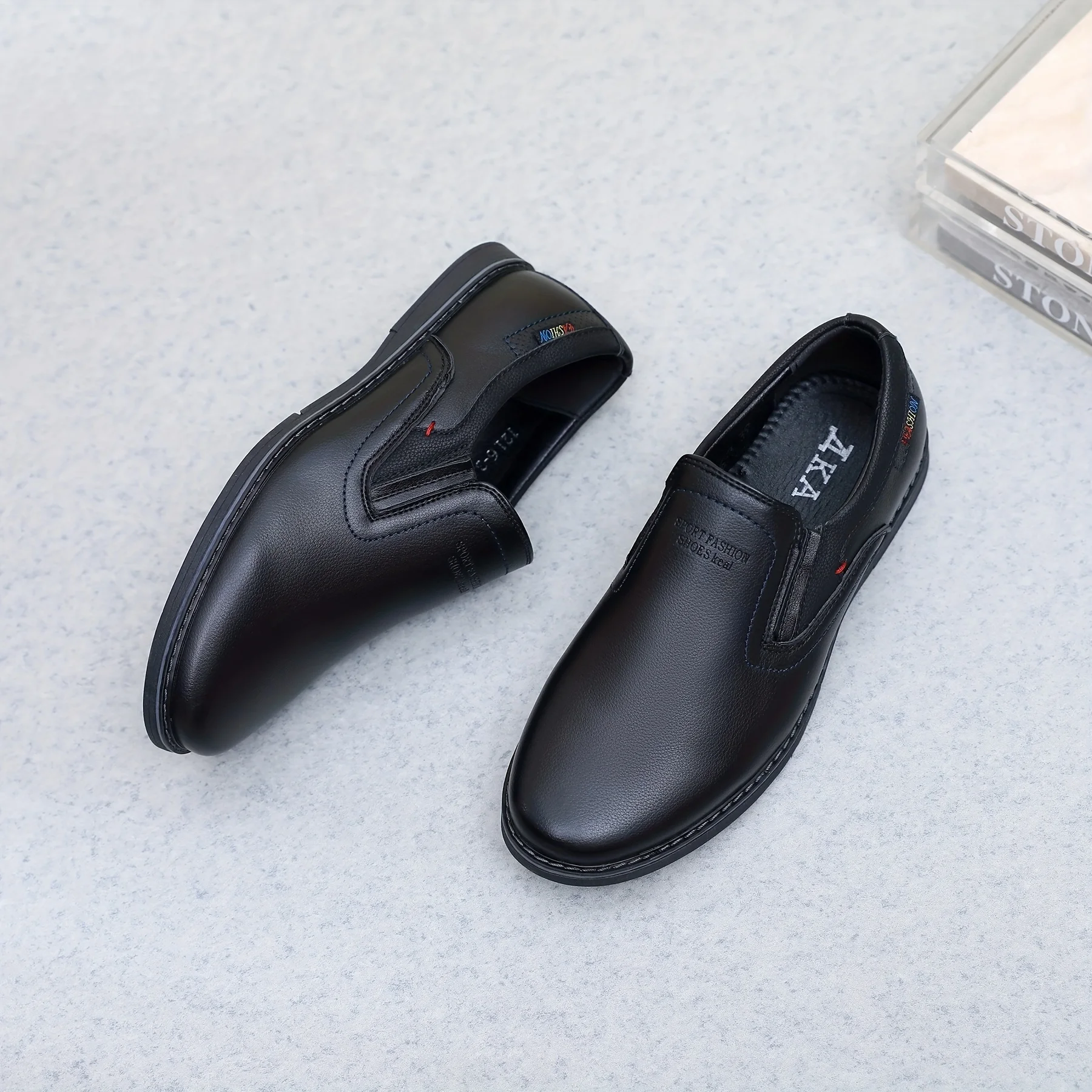 

Kids Boys Formal Slip On Oxford Shoes For School Uniform And Events