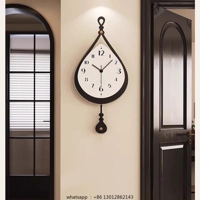 

High-end clocks, wall clocks, simple atmosphere, creative raindrop clocks, wall decoration