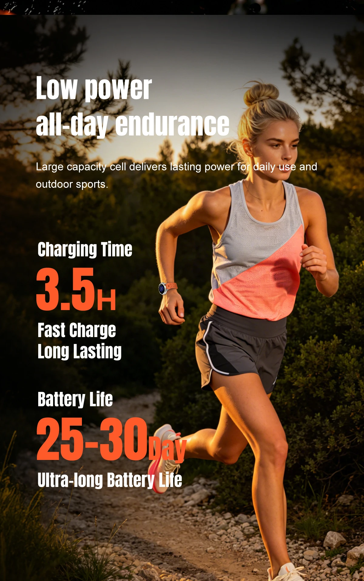 2026 neue 1400mAh Ultra-Langzeit-Standby-Smartwatch, speziell für Outdoor-Abenteuersportarten, drahtlose Kommunikation und Kompass entwickelt. – Detail 9