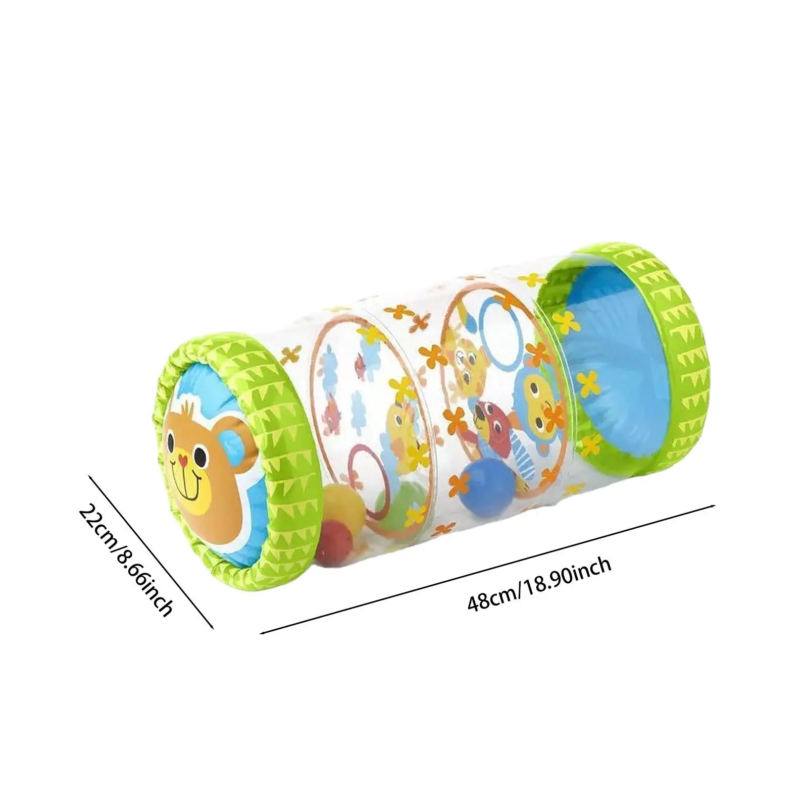Crawling Toy for Infants with Rolling Drum for Boys and Girls