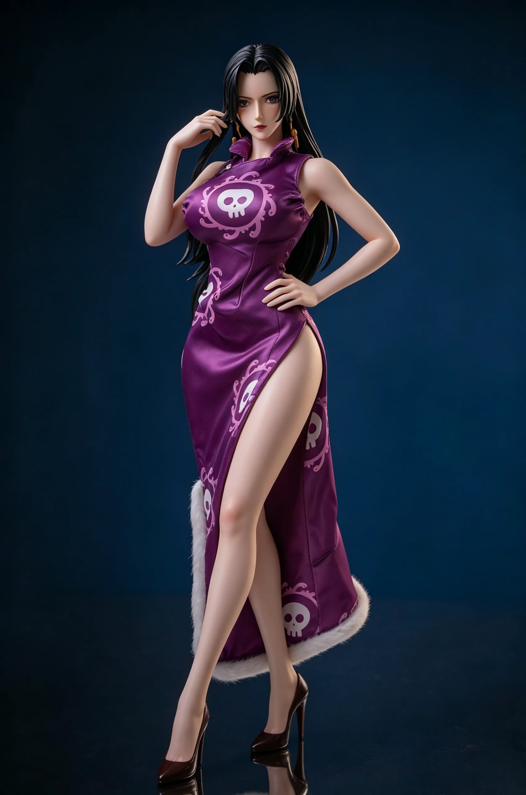 Queen Boa Hancock All-silicone adult sexual doll, realistic vagina, adult male love doll, exquisite facial details - view 5