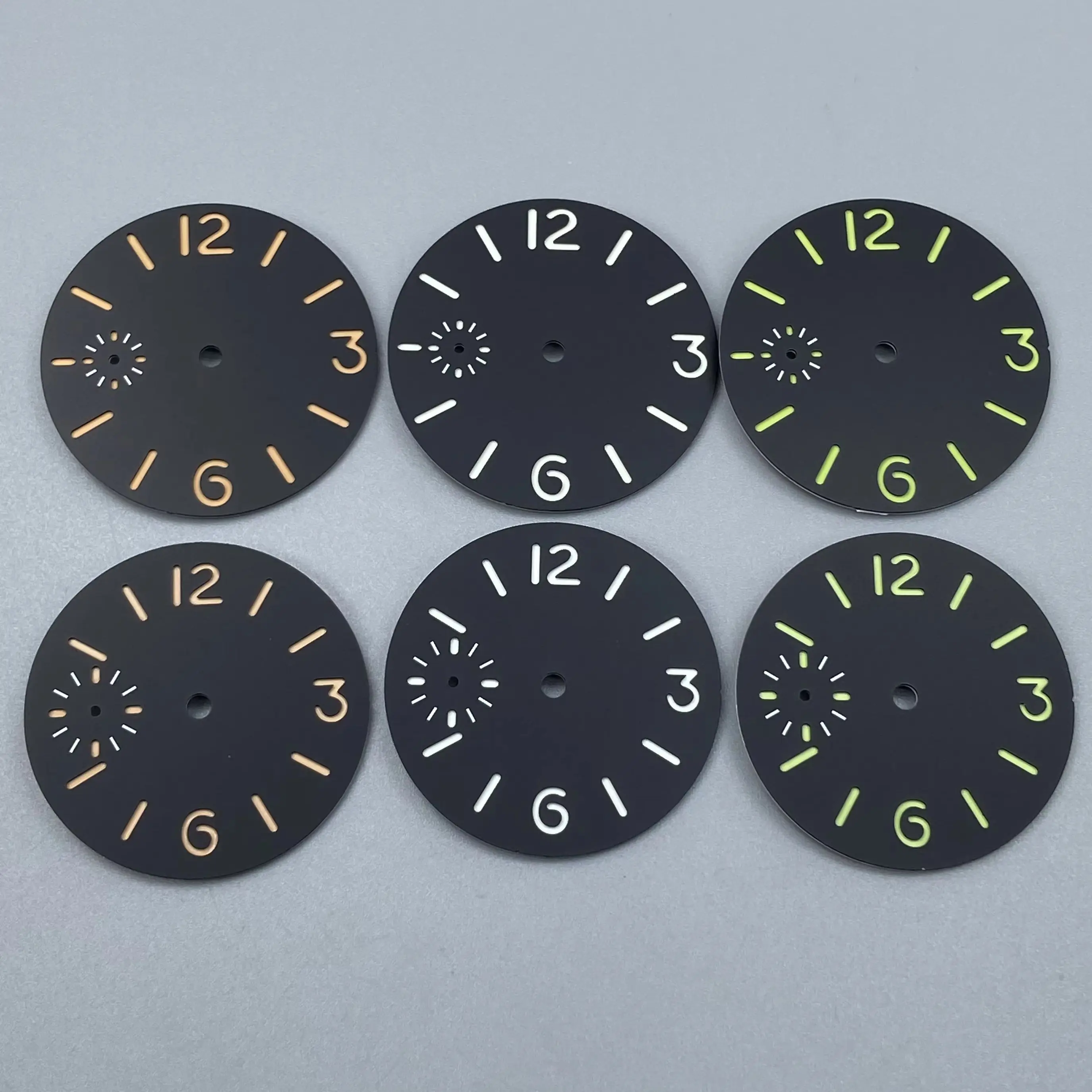 

34.5mm/36mm Watch Dial Face for ETA6497/ ST3600 Movement Watch Green Luminous Accessories Modified Replacement Watch Dial ﻿