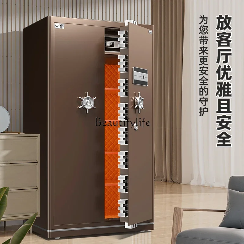 

XX39Safe Large home office 1.8 meters high Door door Golden warehouse Fingerprint single and double safe