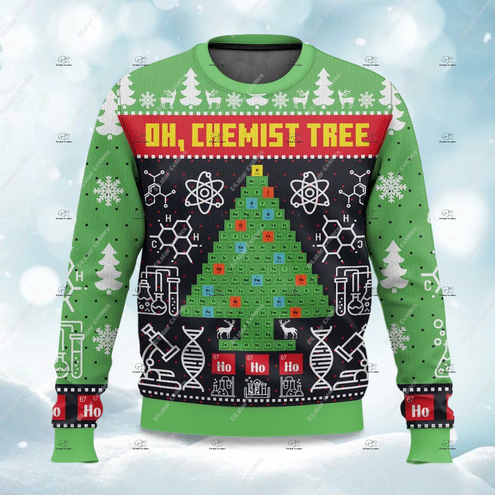 Christmas Santa Claus Cosplay Jesus Cat Pet Outfit Vintage Ugly Sweater 3DPrint Harajuku Pullover Casual Funny Long Sleeves Q13