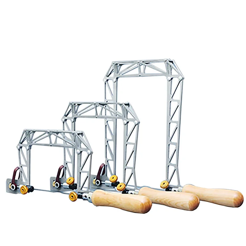 

Knew Concepts 76mm/3" 127mm/5" 203mm/8" Titanium Birdcage Fret Saw With Lever Tension And Swivel Blade Clamps