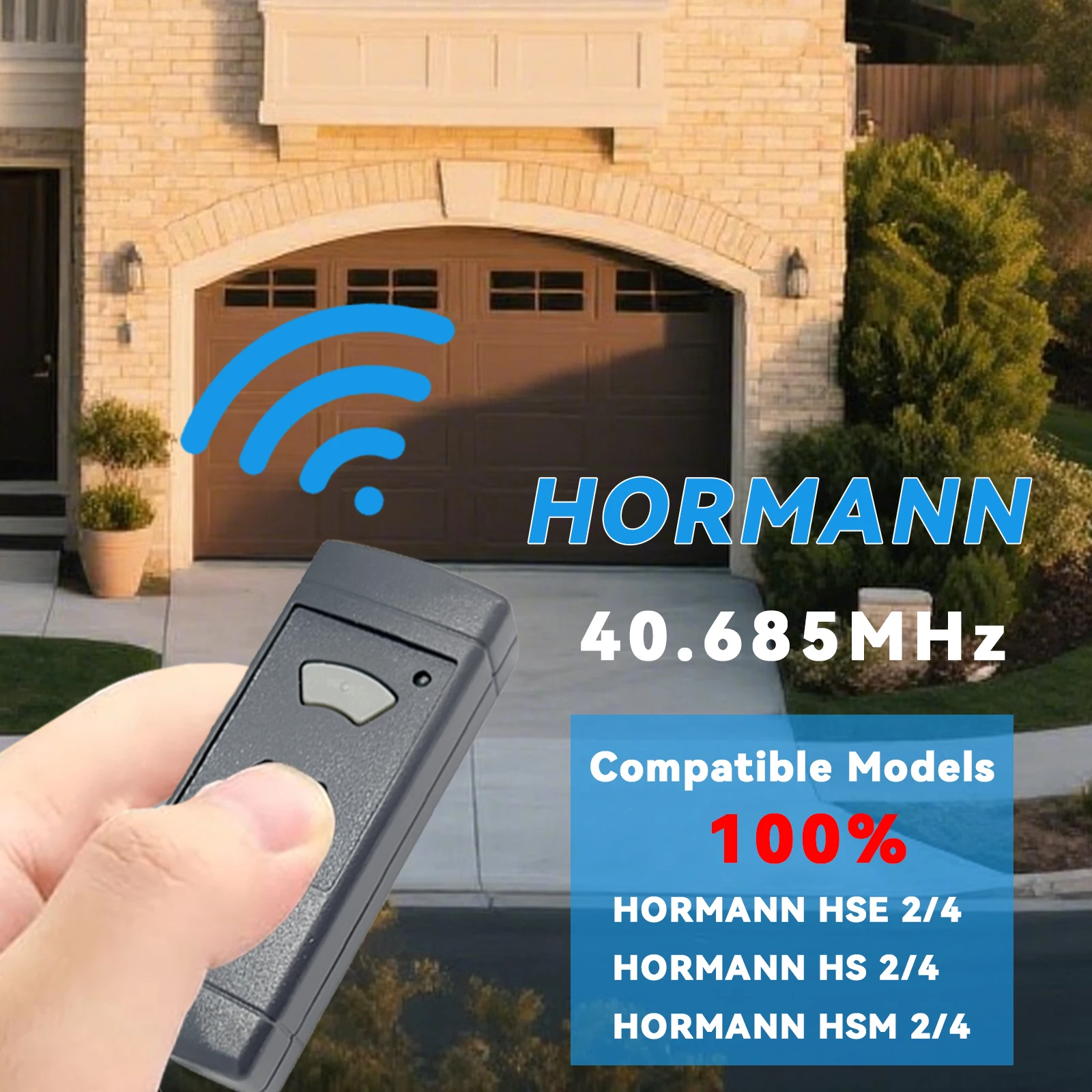 

Garage Remote Control Duplicator for Hörmann 40MHz Gate Door Opener Transmitter 40 685 MHz HORMANN HSE2 HSE4 HSM4 HSM2 HS2 HS4