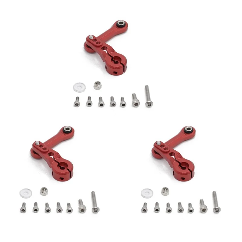 

3X Metal 25T Servo Arm + Link Rod For ARRMA 1/7 INFRACTION MOJAVE 1/8 KRATON SENTON TYPHON TALION OUTCAST,C-[A72I]