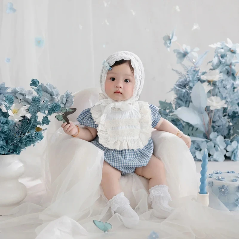 Hundred day photo costume props baby photography clothes full moon hundred day newborn childrens photography  신생아