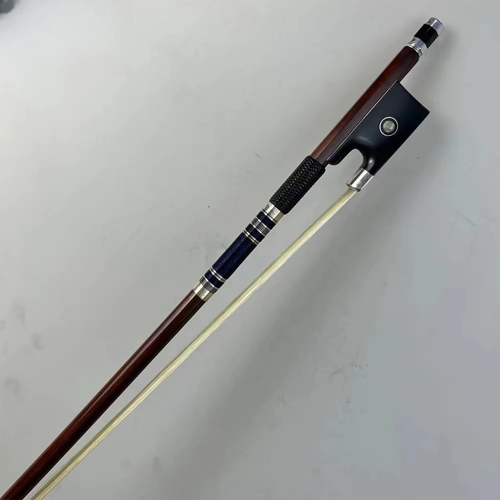2025 Music Violin Accessories,Advanced Authentic Brazilian Logwood Violin Bow Professional Performance Grade Violin Bow