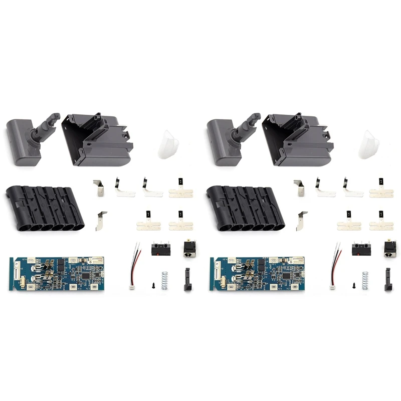 

X16A 2025 NEW-2X V6 литий-аккумулятор пластиковый корпус защита от зарядки печатная плата для Dyson 21,6 В DC58 DC62 DC63 DC72