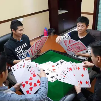 Süper Jumbo Büyük Boy Oyun Kartları Yetişkinler ve Çocuklar İçin Eğlenceli Oyunlar Juegos De Mesa Familiares Divertidos Parti Oyunları