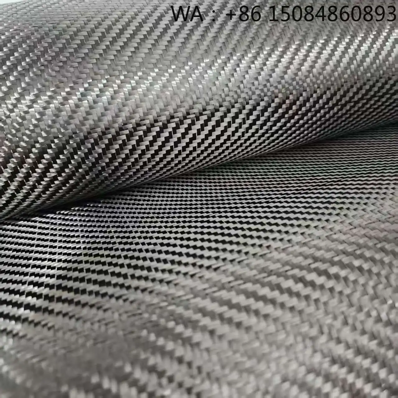 

3K Plain & Twill Mixed Weave Carbon Fiber Fabric, Lightweight Durable Cloth for Automobile Parts, Storage Bags and Sports Produc