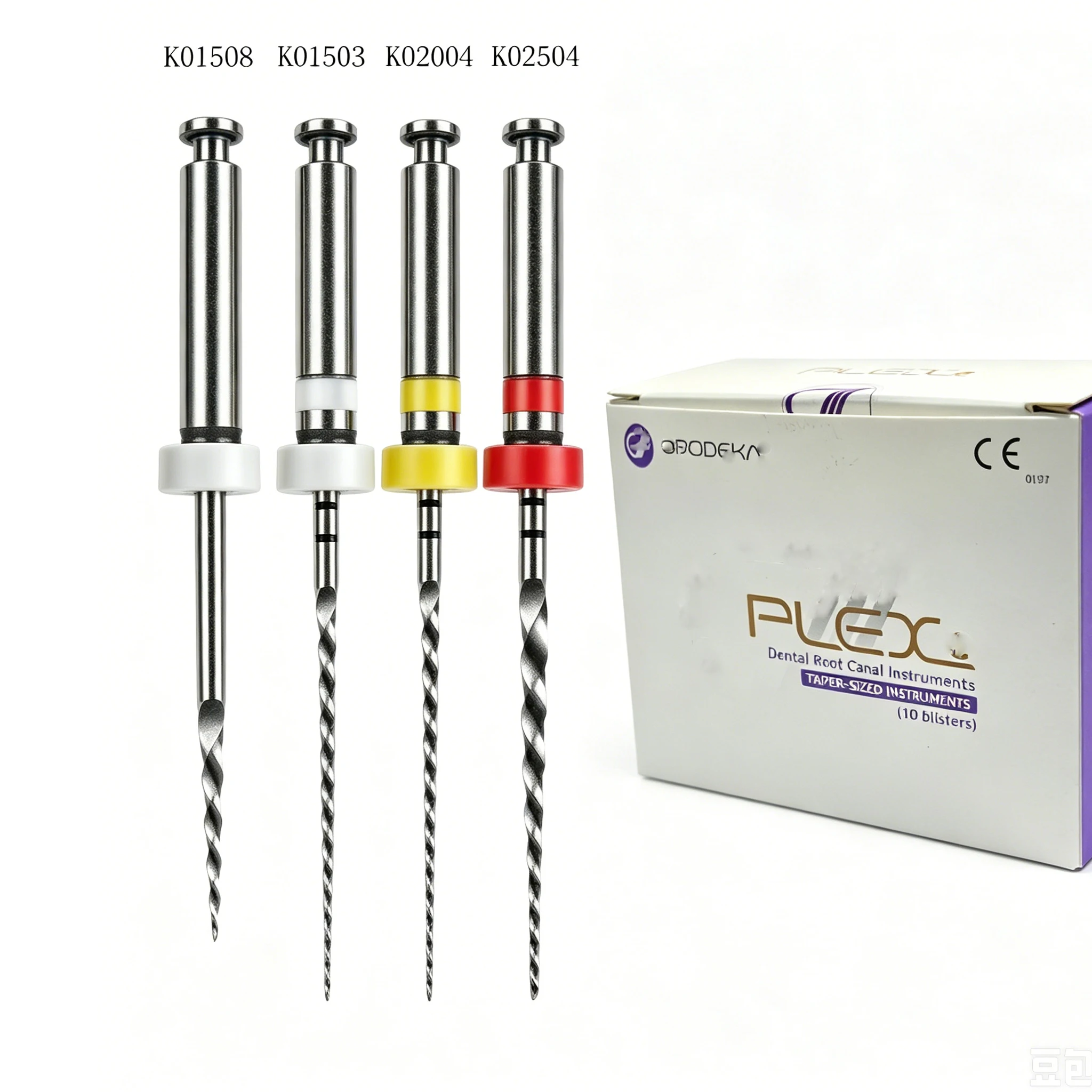 

NiTi Rotary Glide Path Opening Files Flexible Anti-break Autoclavable Root Canal Instrument K01508-K02504 20pcs/5set Kit