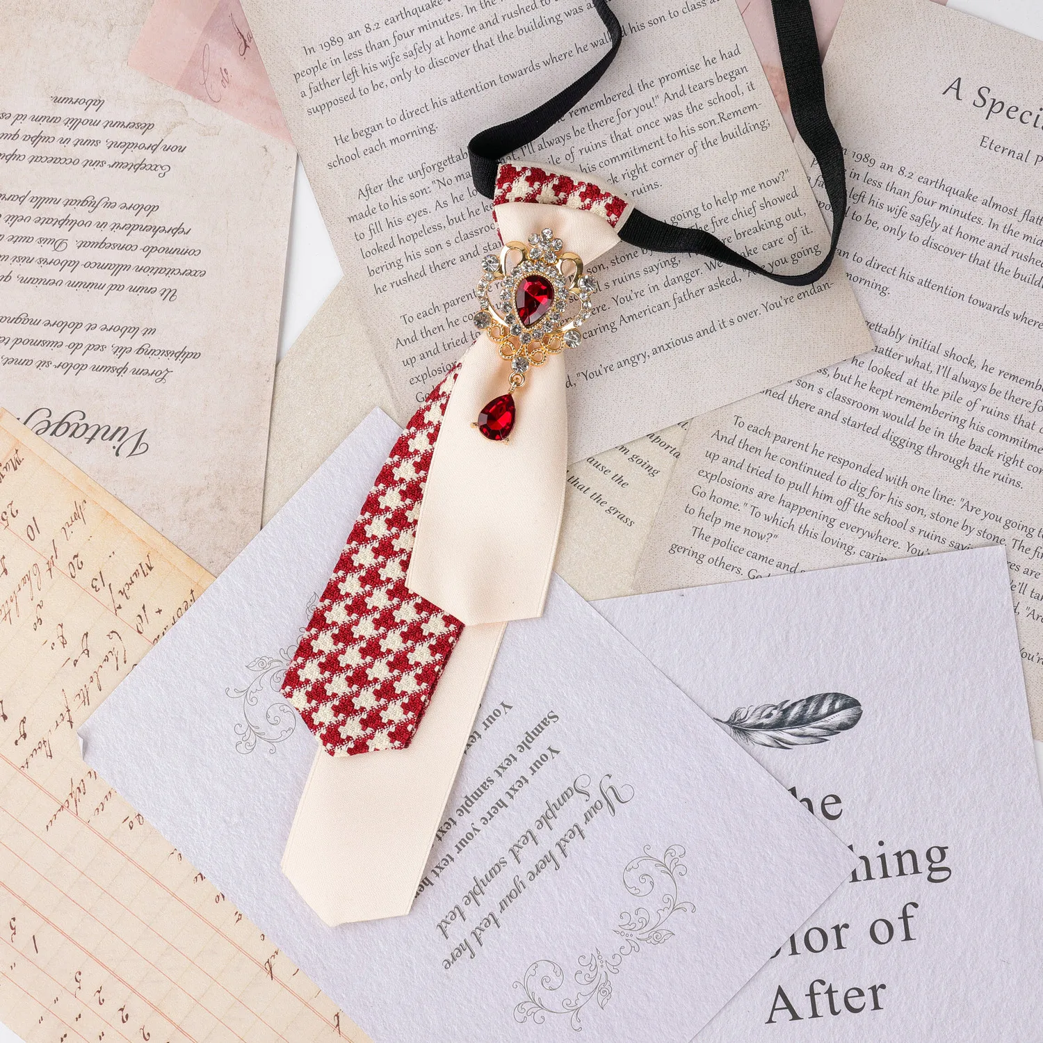 Britische College-Style JK-Krawatte für Männer und Frauen, koreanische Mode, handgefertigt, Business-Retro-Fliege, Hochzeitsschmuck, Accessoires, Geschenke – Detail 14