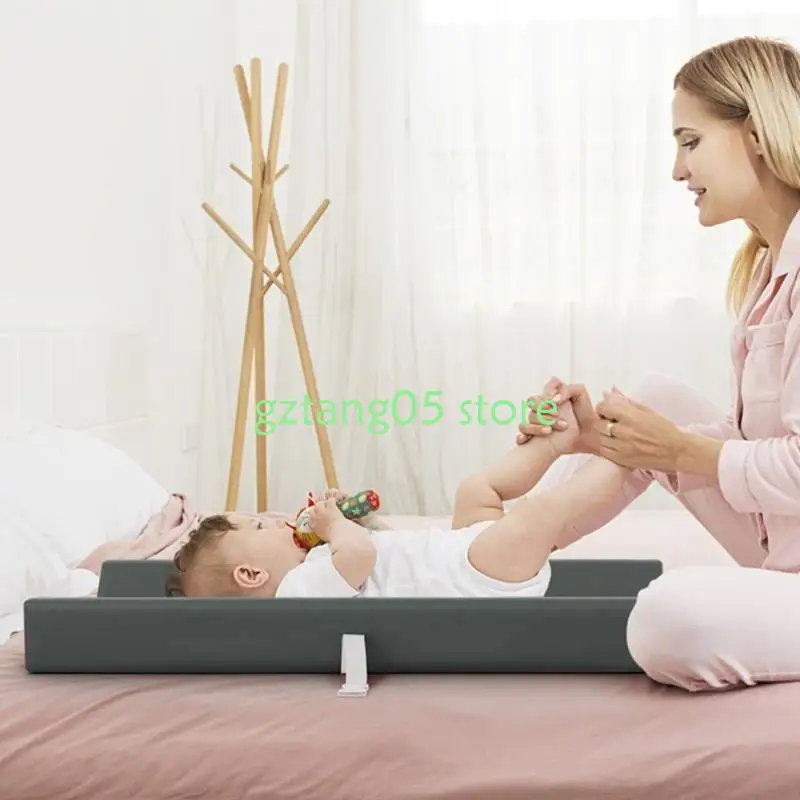 57EE سرير الطفل فراش حامي الوسادة نونسليب مقاومة للماء الحفاض تغيير وسادة حصيرة لسرير طفل صغير قابلة لإعادة الاستخدام وناعمة #5