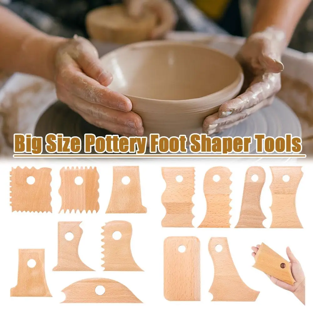 Pottery Tools Pottery Foot Shaper Tools Pottery Trimming Tools Pottery Profile Rib For Carving Clay Molds Clay Ceramics D0h6