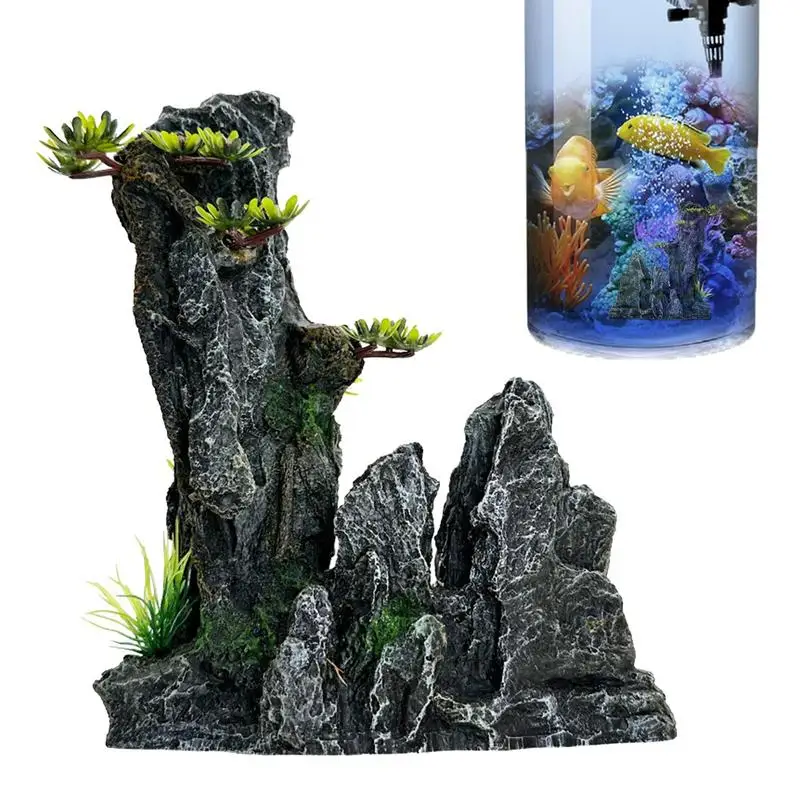 

Large Fish Tank Decorations Realistic Artificial Mountain Fish Tank Rocks Decor Decorative Mountain Aquarium Cave For Fish Tank