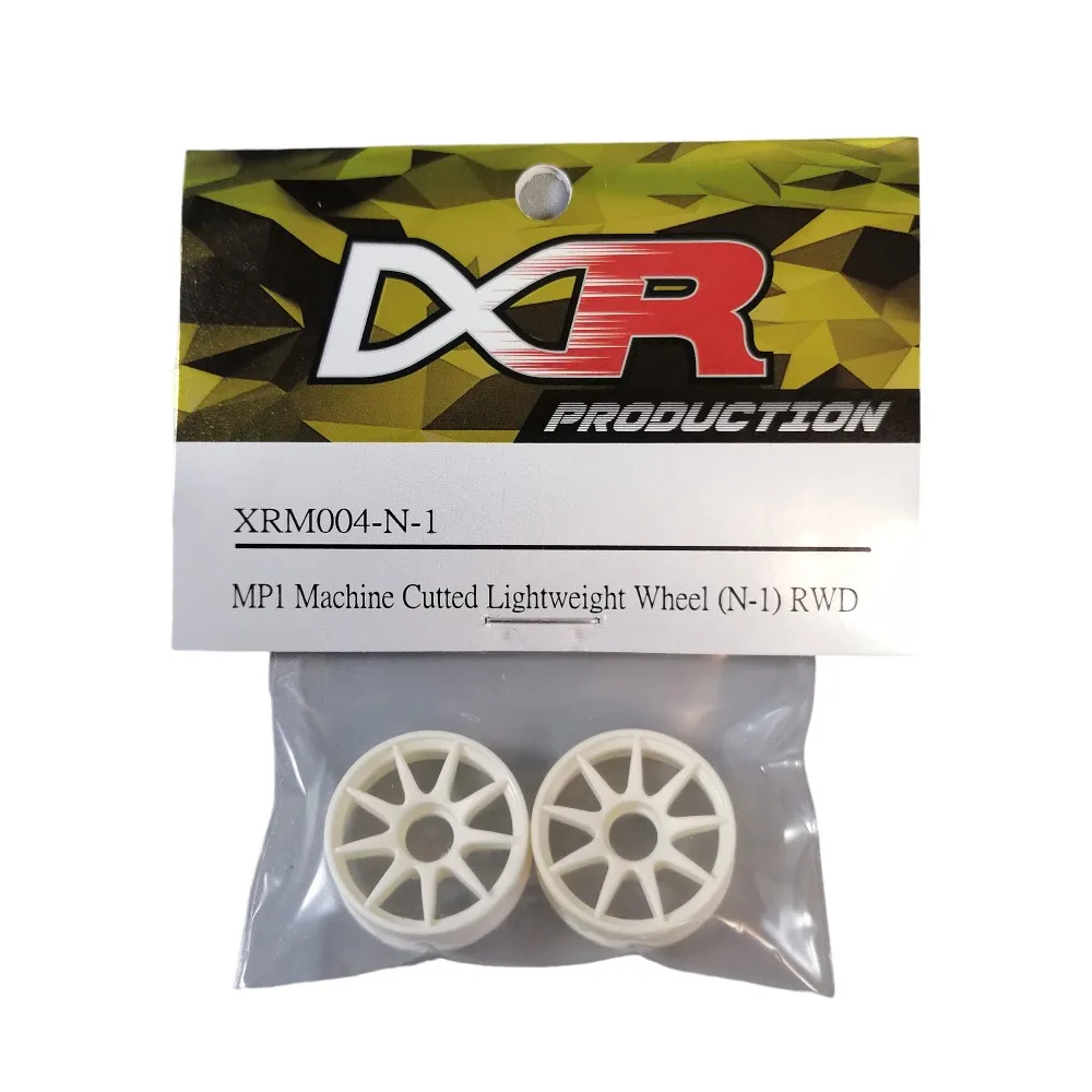 DXR 1/28 Kyosho MINIZ RWD 기계 절단 경량 휠, 화이트 XRM004-N XRM004-W, 2 개