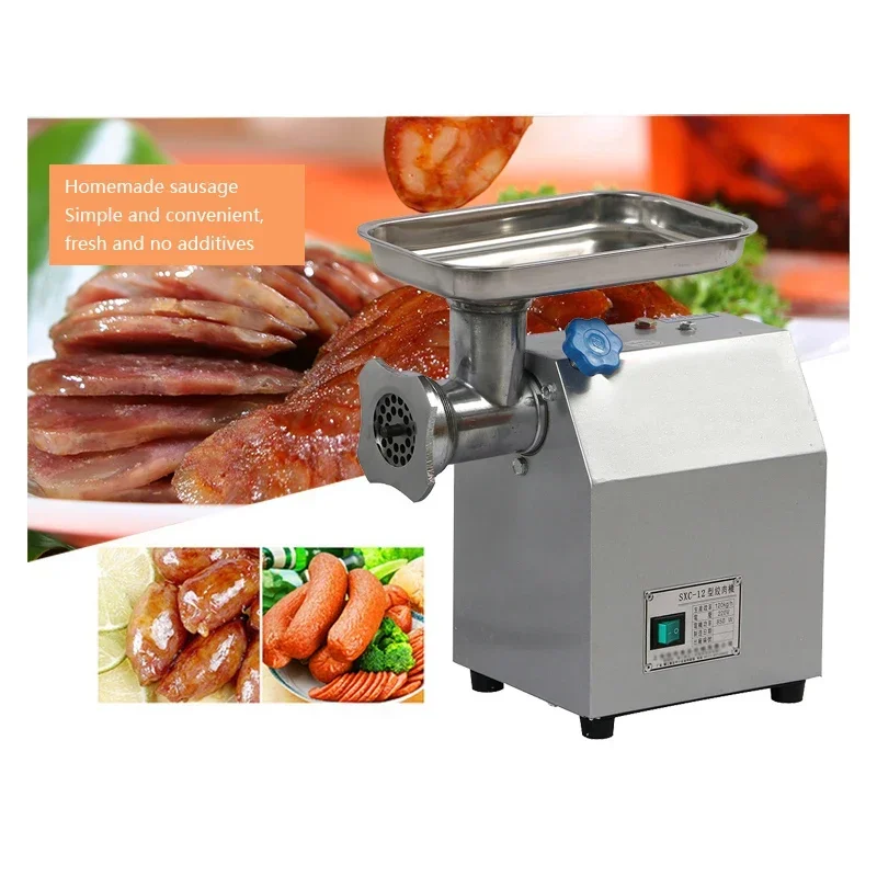 

Electric Meat Grinder Sausage Stuffer Stainless Steel Shredder Slicer Meat Slicer Kitchen Meat Slicer 2200W