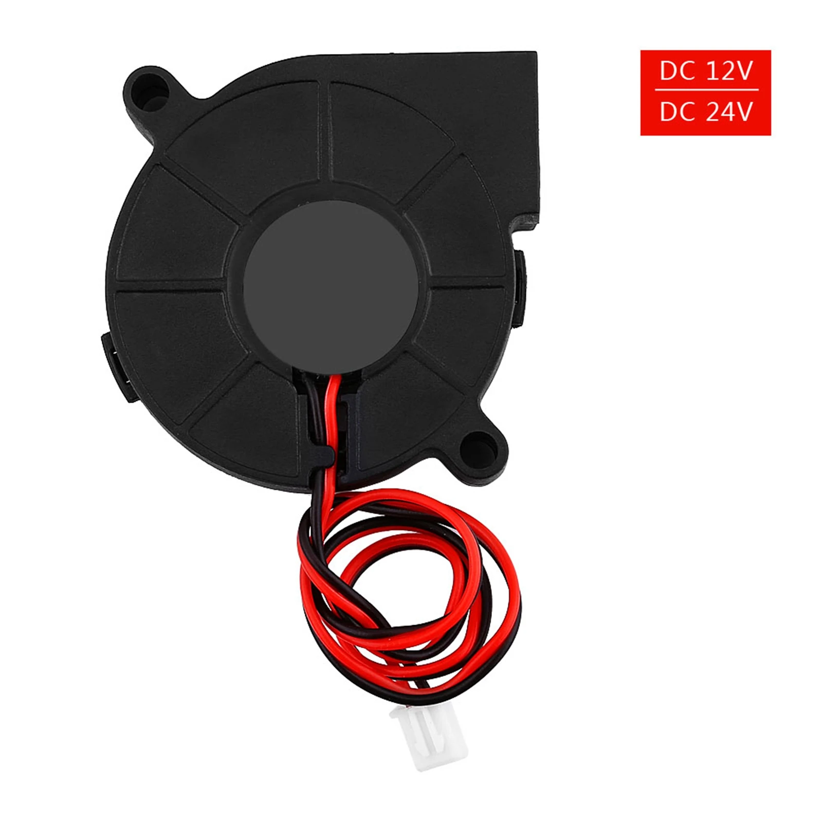 

Высокоэффективный радиальный вентилятор постоянного тока 12/24В, 50*15мм, турбовентилятор, комплект аксессуаров для охлаждения, простой в установке, долговечный, для 3D-принтера