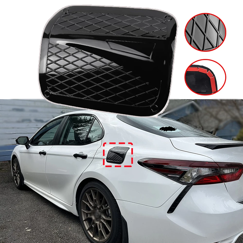 

For Toyota Camry 2018-2024 Car Fuel Tank Cover Trim Oil Gas Cap Exterior Decorative Sticker For 8th Gen Camry