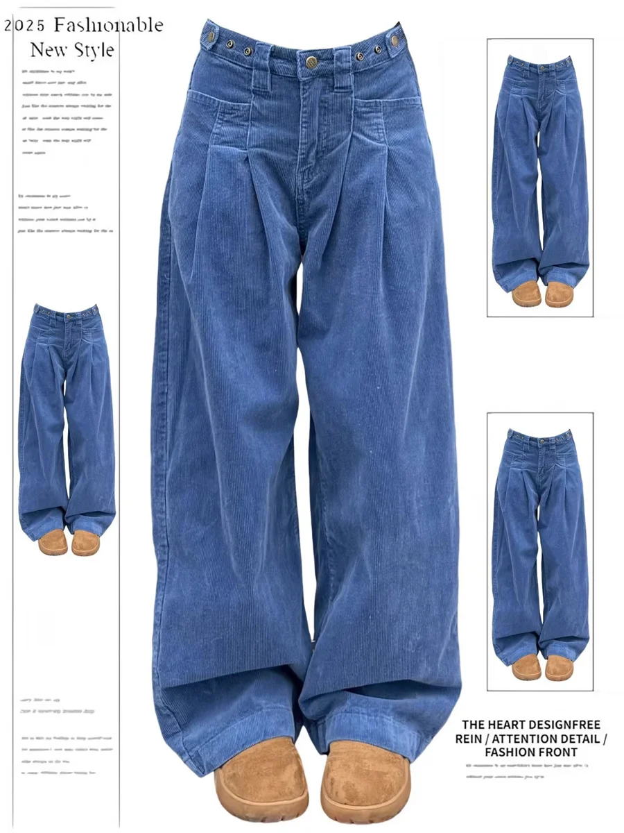 Hong Kong Style Hip Hop Letter Print Men's Jeans Casual Non Deformable Polyester Fiber mid Waist Zipper Fly Long Pants