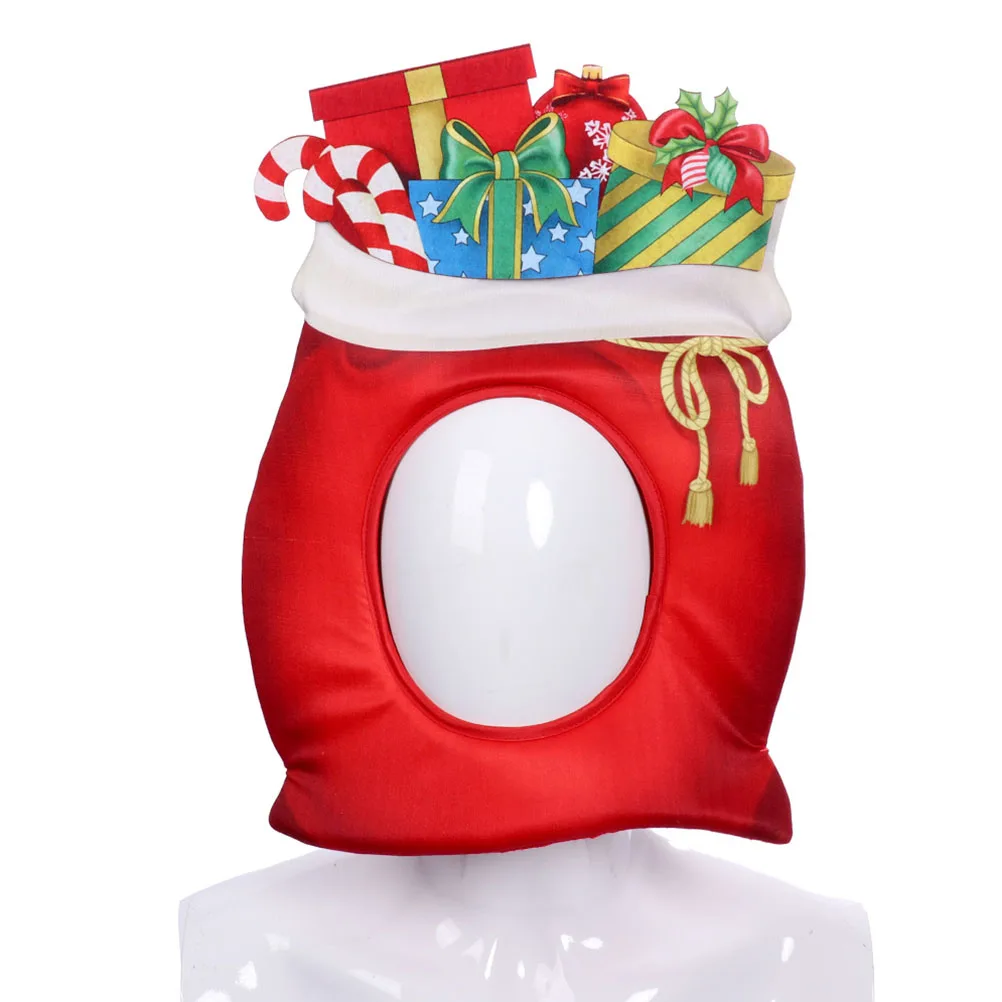 

Adult Christmas Hat Nonwoven Cosplay Headgear Party Supplies Santa Costume Bright Design Reusable Performance Props