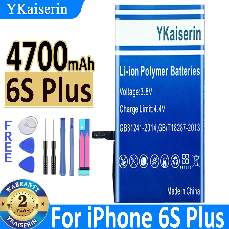 YKaiserin New Zero-cycle High-quality Battery For IPhone 6 6S SE 7 8 Plus X Xs Max 11 Pro Mobile Phone With Free Tools Warranty