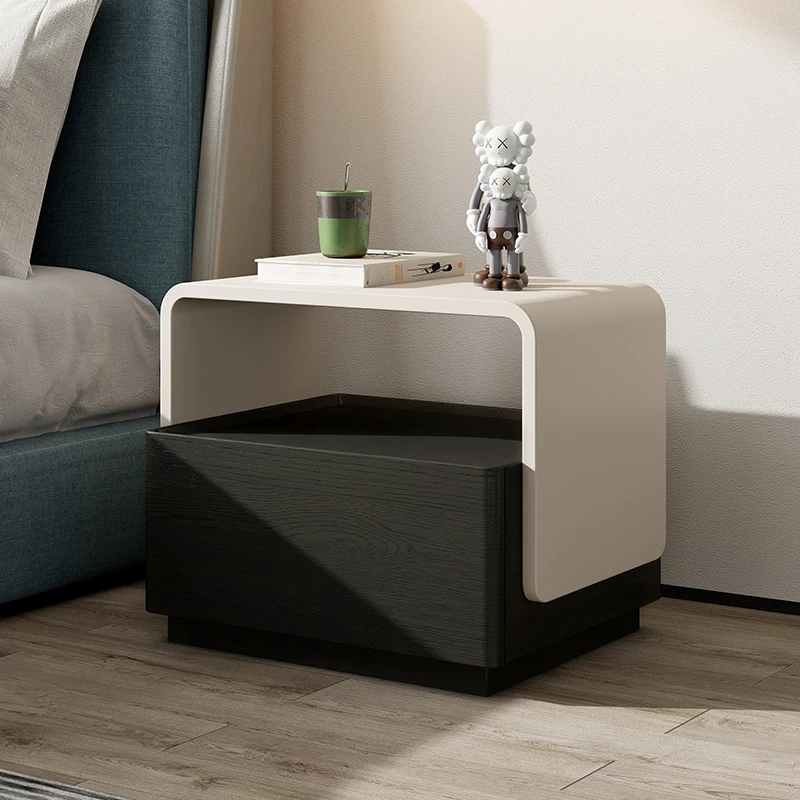

Modern Bedroom Bedside Table Nightstands Wooden Drawers Bedside Table Nightstands Cabinet Comodini Italian Design Furniture YY50