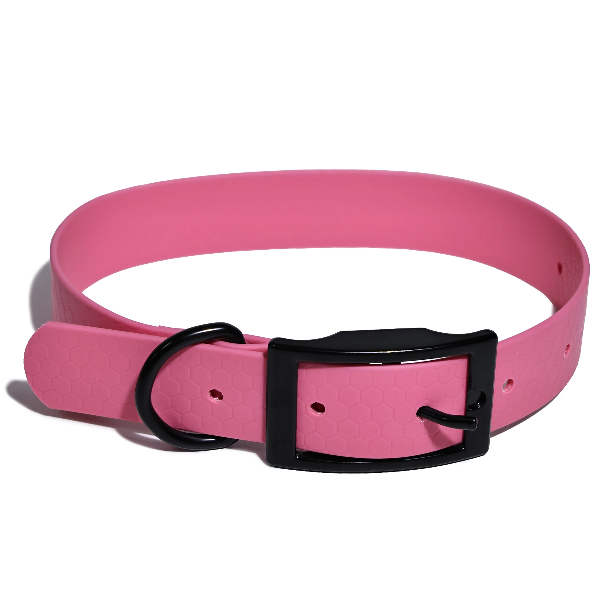 Wasserdichtes PVC-Hundehalsband, Verstellbares Geruchsneutrales Haustierhalsband, Leicht zu Reinigendes Langlebiges Robustes Halsband für Kleine Mittlere und Große Hunde – Detail 9