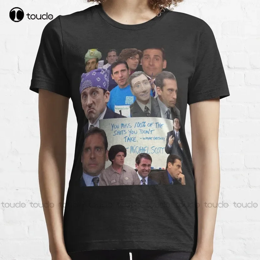 Michael Scott World'S Best Classic T-Shirt Shirt For Men Custom Aldult Teen Unisex Digital Printing Tee Shirt Xs-5Xl Cotton