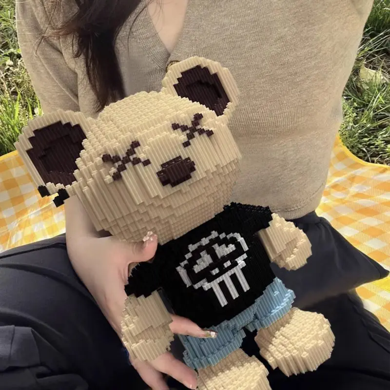 

Большой конструктор-медведь 40 см: развивающая головоломка для детей, подарок