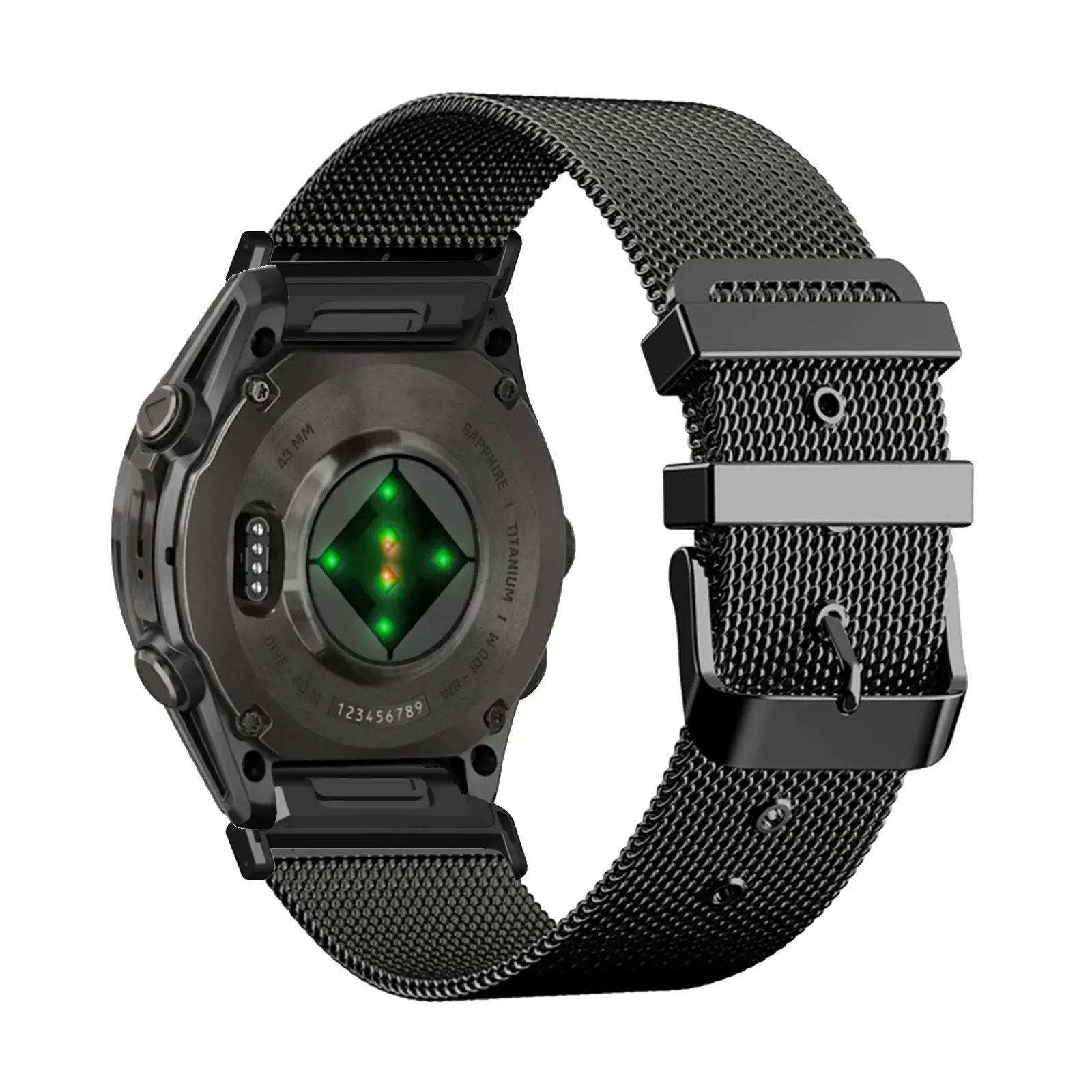 

Классические ремешки для Garmin Fenix 7S Solar/7S Sapphire Solar/Epix Pro 42 мм/Epix Gen 2 42 мм, регулируемый ремешок с металлической сеткой