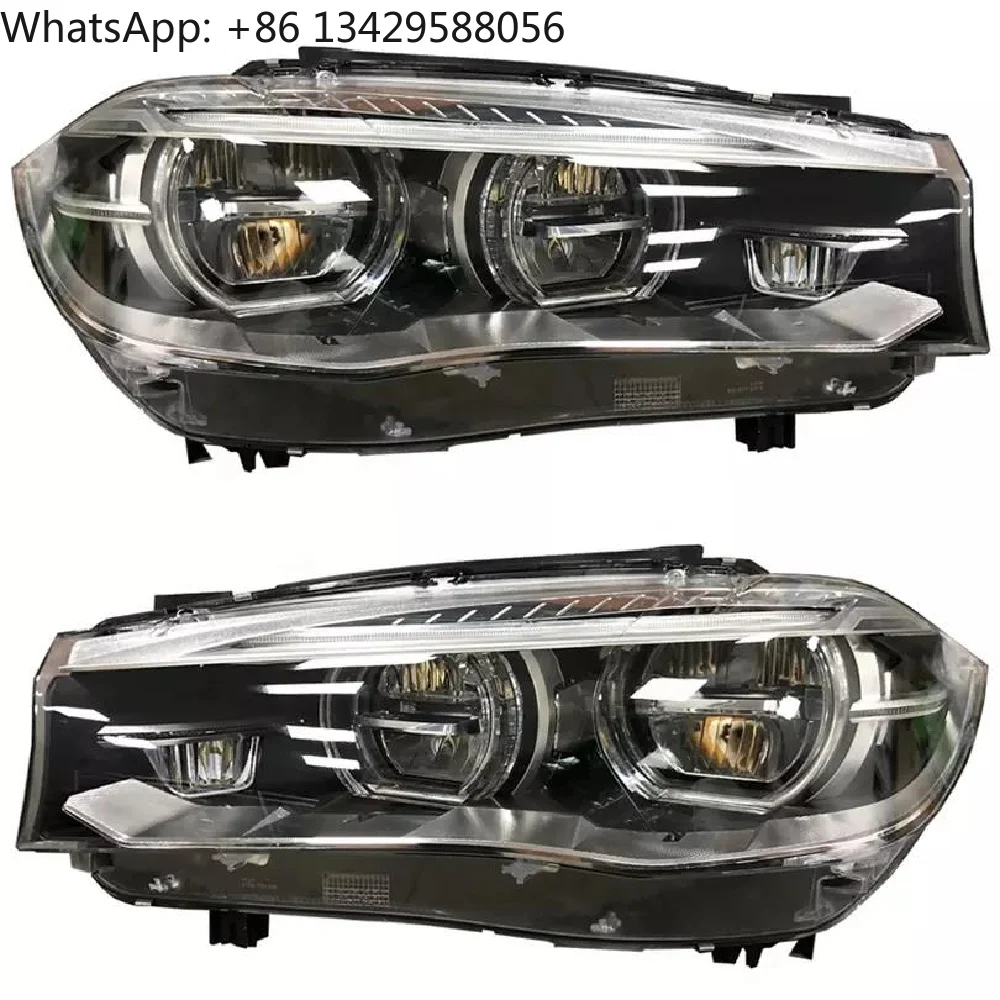 

Genuine Used Plug and Play Full Headlight for Bmw X5 F15 2014 2018 Year With Computer System Adaptive Led Headlamp Farol