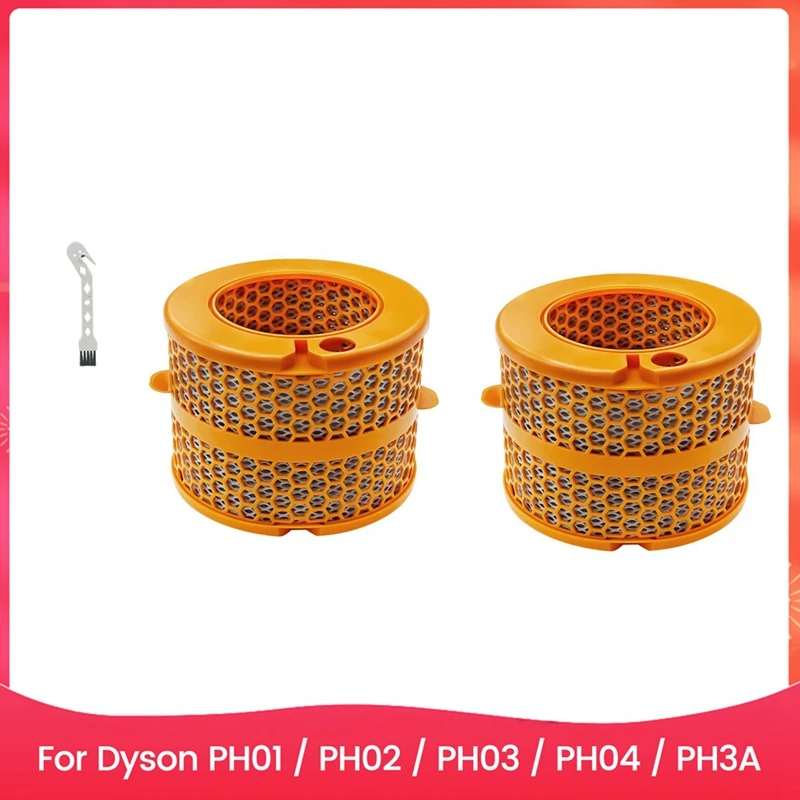 3PCS Air Purifier Filter Replacement For Dyson Purifier Humidify+Cool PH01 PH02 PH03 PH04 PH3A Air Purifiers Parts