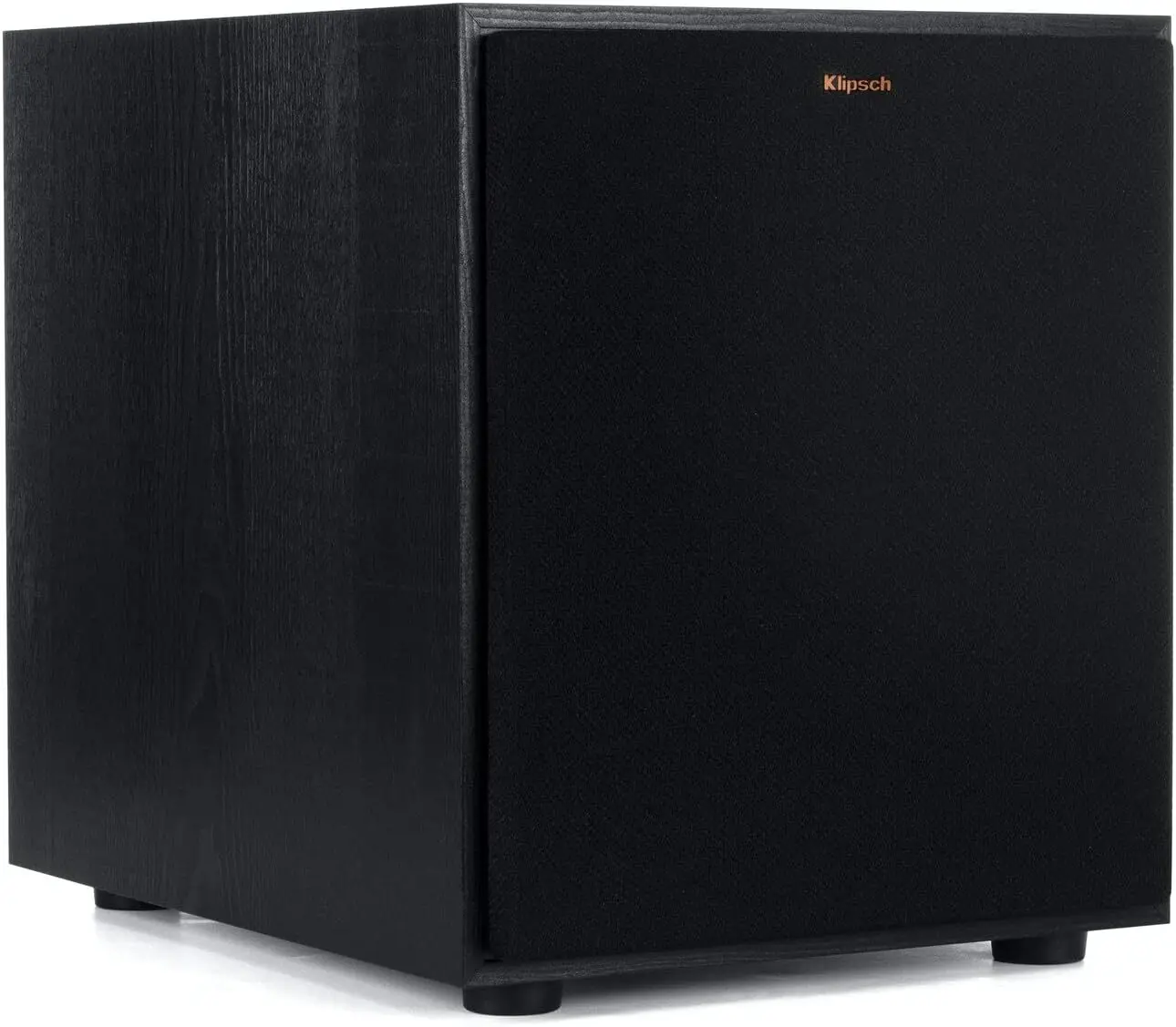 Klipsch R-100SW Subwoofer de 10", graves increíblemente profundos y amplificador totalmente digital, 14 12 5" X 16 4"